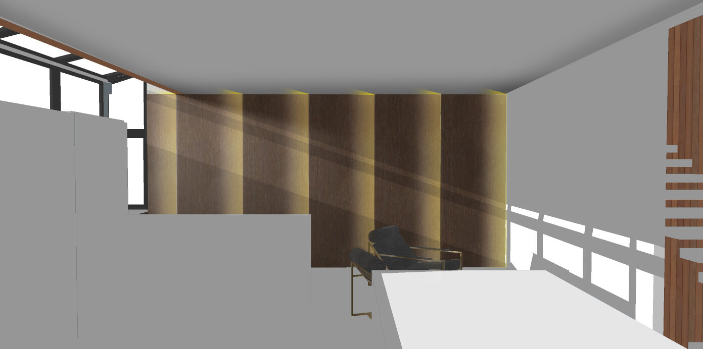 Field's Point — Steel Wall Image